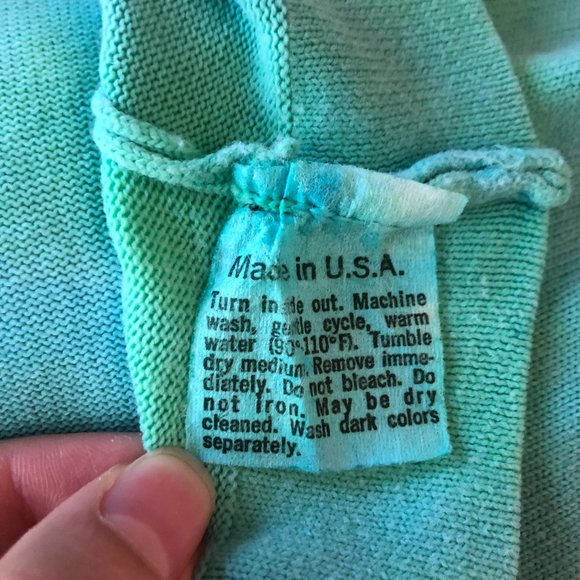 Vintage tie-dye sweater tee - Picture 7 of 7